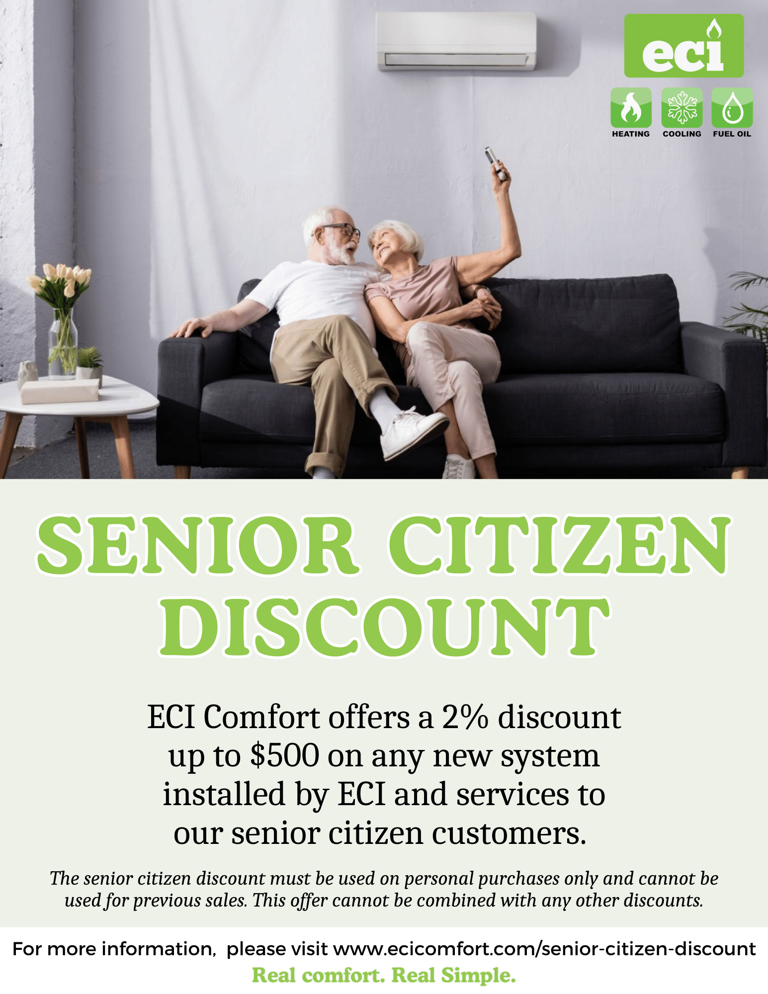 Senior Citizen Discount ECI Comfort senior-citizen-discount-eci-comfort